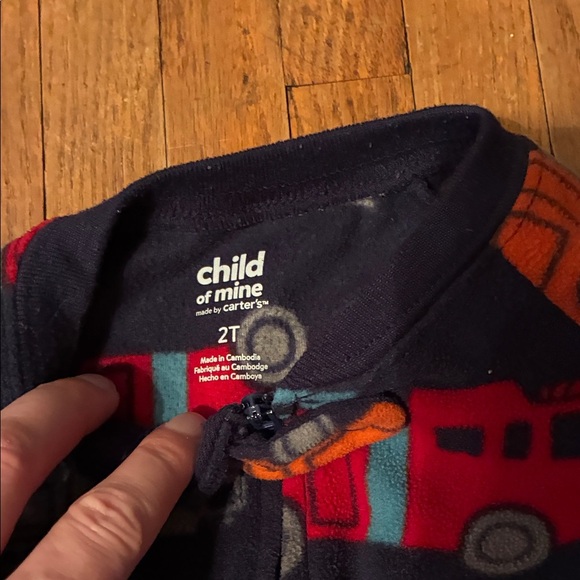 Carter's and Joe Fresh Kids Pajama Sets - Gray, Navy, Orange - Picture 6 of 11